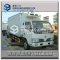 2axles 6000kgs dongfeng refrigerated van truck